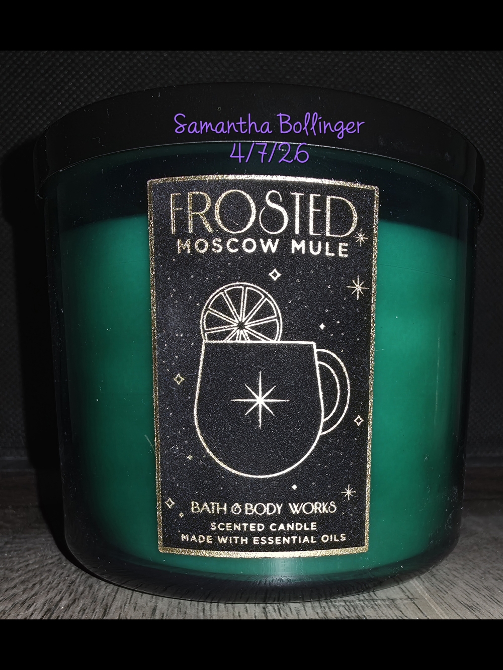 Bath & Body Works 3-Wick Candle Frosted Moscow Mule